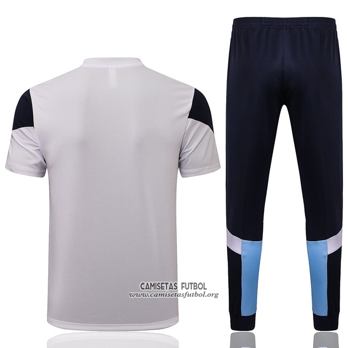 Chandal del Olympique Marsella Manga Corta 2021/2022 Blanco